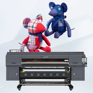 Industrial 1.9m Automatic Digital Direct Inkjet Textile Fabric Dye Sublimation Card Printer I3200 Print Head