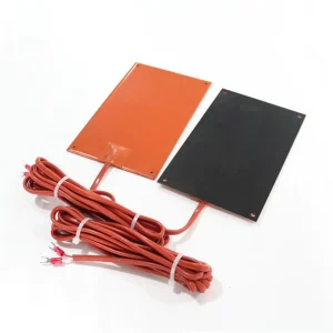 Industrial 12V 110V 230V Flexible Silicone Rubber Heating Pad 200W 350W Electric Thermal Heater Blanket for 3D Printer