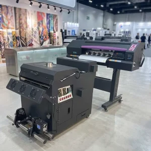 Industrial 24 Inch DTF Printer Machine 2pcs XP600 Print Head with Powder Shaker Dryer for Garment Customization