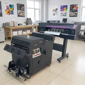 Industrial DTF Printer Machine 24 Inch 2 Epson XP600 Heads with Powder Shaker Dryer for Textile Printing