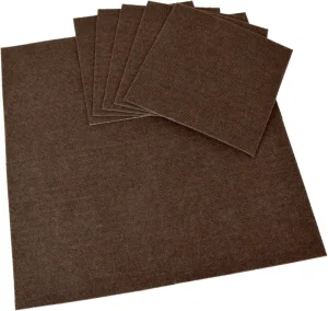 Industrial Domestic Tile Carpet Adhesive Loop Pile 9 Piece Set 30x30cm Brown