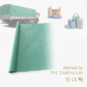 Industrial Grade 540gsm Waterproof Anti Static Woven Plain PVC Coated Tarpaulin Tear Resistant for Truck and Tent Use FR Textile