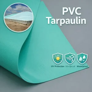 Industrial Heavy Duty UV Protection Windproof 1000D Grain Cover PVC Coated Tarpaulin