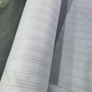 Industrial Nonwoven Peel Ply Fabric Striped Plain Pattern 100% Polyester Corrosion Resistant for Vacuum Infusion Process