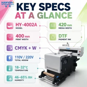 Industrial PET Film Printing Machine for Custom Apparel Decoration