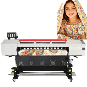 Industrial Sublimation Printer for Garment Cloth Dyeing Semi Automatic 1800mm Print Width