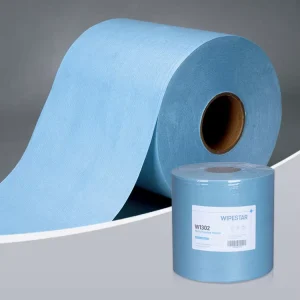 Industrial Wiping Cloth Cleaning Nonwoven Wipes Roll Low Lint Wiper High Absorbency Machinery Automotive Maintenance