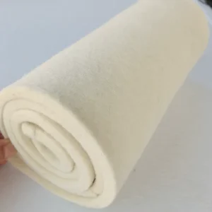 Industrial Wool Felt Custom 3mm 6mm 10mm Thick 100% Wool Felt Fabric Industry Felt Wool White Felt for Seal Fire Retardant