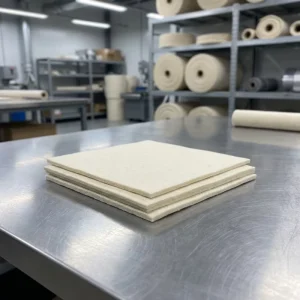Industrial Wool Felt Eco-friendly Wear Resistant Oil Absorption Custom Size Felt