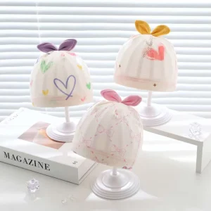 Infant Hat Lightweight for Spring and Autumn 0-3 Months Newborn Baby Cap Soft Non-rigid Summer Version for Newborns