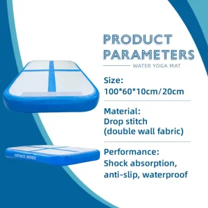 Inflatable Gym Mat Inflatable Block Tumble Air Track Tumbling Mat Air Gymnastics Floor