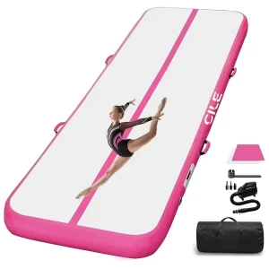 Inflatable Gymnastics Mats Sport Airtrack Tumbling Gym Mat Air Track for Flooring Gymnastics Yoga Tumbling Flap Back Sport
