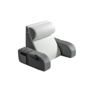 Innovative Customizable Modular Reading Pillow for Bed and Sofa with Adjustable Headrest and Storage Pockets
