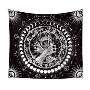 Ins Popular Bohemia Hanging Tapestry Custom Digital Printing Polyester Backdrop Price Art Theme for Decorative Use