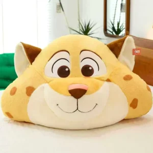 Ins Style Animal Shape Throw Pillow Plush Fabric PP Cotton Embroidered Design Sofa Cushion Living Room Christmas Decoration