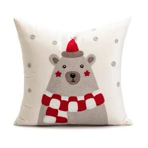 Ins style Decorative Embroidered Throw Pillows for Christmas Party Cushions Living Room Sofa and Bedside Pillow Covers