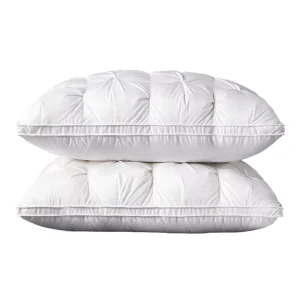Insert Goose Feather Down Pillow Sofa Cushion Hotel Sleeping Bed Pillow Core Cotton Fabric Goose Down Twisted Pillows