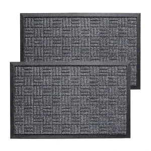 Inside Outside Waterproof Durable Natural Rubber Door Mat