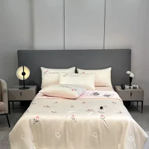 Instant Cooling Summer Quilt Arc Chill Cooling Blanket Q Max 0.4 Lightweight Breathable Comforter for Hot Sleepers Home Hotel