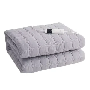 Intelligent 6 Heating Levels Machine Washable Eco-friendly Linen Recycled Heated Throw Electric Blanket