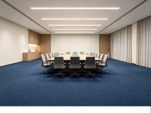 Interior Renovator Polyester Reception Broadloom Carpet Fireproof Custom Pattern Free Sample Business Lobby Renovation