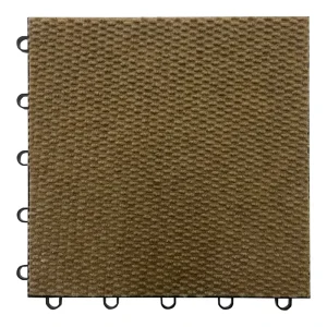 Interlocking Anti-Slip PP & PVC Carpet Tiles for Hospital & Hotel Use Modular Vinyl Flooring