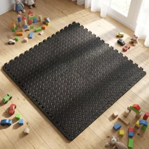 Interlocking EVA Foam Mat 60×60 cm Eco-Friendly Durable Puzzle Design 4/9pc Set Fitness and Sports Protection Floor Mat