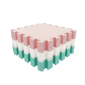 Interlocking EVA Foam Mats No-Slip Waterproof Puzzle Multicoloured Exercise Mats for Gym Home Workout Unisex