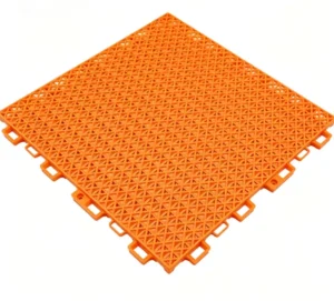 Interlocking PP Sports Flooring Tiles for Indoor Badminton Tennis Courts