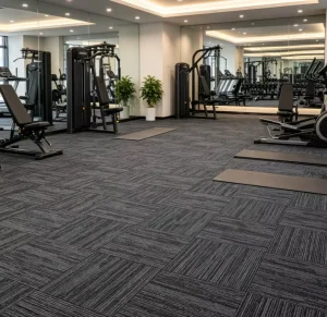 Interlocking Square Carpet Tile 50×50 Non-woven Backing Nylon Stain Resistant Anti Static Commercial Office Floor Tile