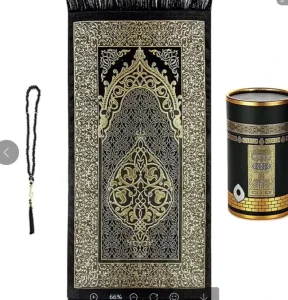 Islam Style Eid Muslim Prayer Mat WIth Gift Box Islamic Gift Set Ramadan Prayer Mat Gift Set