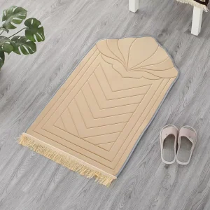 Islamic Foldable Memory Foam Carpet Runner Rug for Muslim Prayer Mat