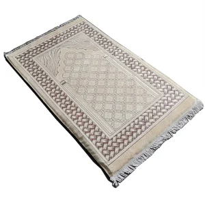 Islamic Luxury Non Slip Polyester Memory Foam Prayer Rug for Kids 70x110cm Muslim Gift