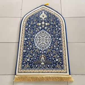 Islamic Prayer Mat Machine Washable Prayer Rugs for Muslims Travel Prayer Mats
