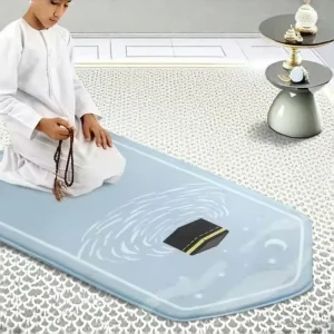Islamic Prayer Mat Thick Memory Foam Muslim Tapis De Priere Islam Prayer Rug for Kids Ramadan Gift for Muslim Prayer Rug