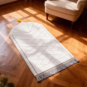Islamic Prayer Rug Portable Travel Muslim Pocket Prayer Mat Gift Polyester Washable Cushioned Car