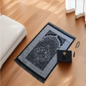 Islamic Travel Prayer Floor Mat Muslim Soft Non slip Portable Prayer Rug Foldable Lightweight
