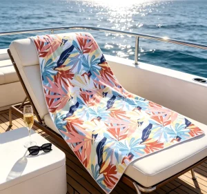 Island Vacation Microfiber Beach Towel Anti sand Quick Dry Print Towel