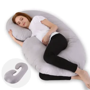 JOURM C Shaped Maternity Body Pillow Pregnant Women Breastfeeding Mothers Customized Sleeping Support Anti Static Comfortable