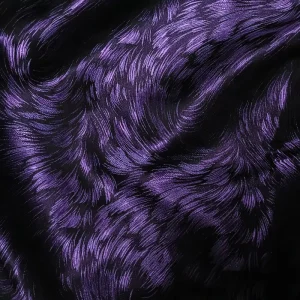 JS2968 Fabrics Custom 90% Polyester 10% Metal Woven Yarn Dyed 155gsm Plain Designer Luxury Satin Lady Jacquard Fabric
