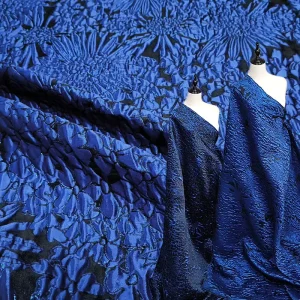 JSM1743 Yarn Dyed Jacquard Brocade Fabric with Beautiful Flowers for Women Formal Dress Headtie Home Textile