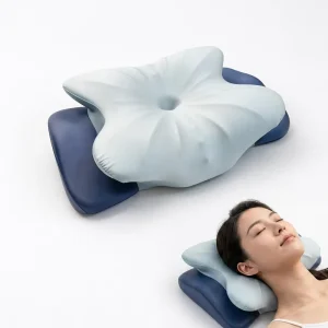 JYM Odorless Contour Memory Foam Pillows Ergonomic Orthopedic Hotel Removable Washable Sleeping Support for Side Back Stomach