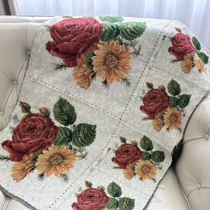 Jacquard Fabric Garden Polyester Cotton Brocade Woven for Clothing Throw Pillow Shoe Upper Dress Upholstery Bags