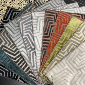 Jacquard Fabric for Curtain Polyester Velvet Fabric for Sofa