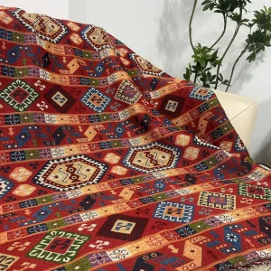 Jacquard Fabric for Tapestry Middle East Style Sofa Upholstery Luxury Yarn Dyed Fabric for Curtain Blanket Bags Sofa Cover