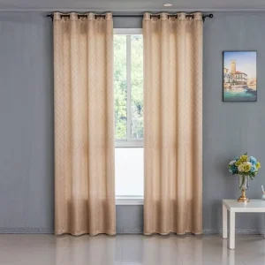 Jacquard High-precision Curtains Grommet for House Polyester Window Ready-made Blackout Curtain