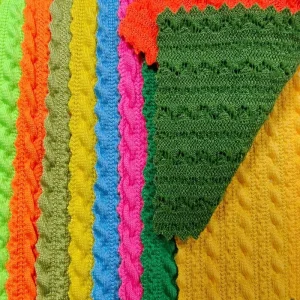 Jacquard Knitted Fabrics High Elastic 97% Polyester 3% Elastane UPF 50+ Fabrics for Yoga Swimwear Fabric