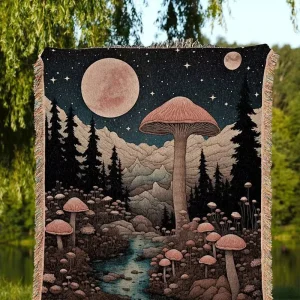 Jacquard Knitted Woven Throw for Home Decor Luxury Custom Color Bed Blanket Tapestry for Sofa & Travel