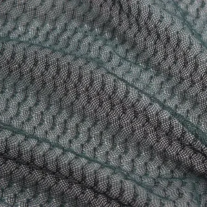 Jacquard Knitting Fabric Knitting Tricot Polyester Spandex Fabric for Women’s Wear