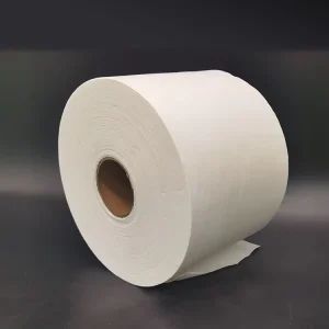 Jacquard Non-Woven Fabric Degradable Wood Pulp Viscose Spunlace Pearl Pattern Design for Car Wipe Application Made Polyester PP